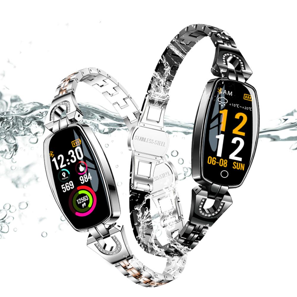 H8 Fitness Bracelet Women's Sports Smart Watch Waterproof Heart Rate Monitor Bluetooth Wristband