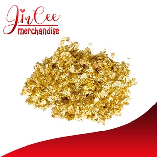 Edible Gold Flakes / Gold Leaf Flakes for Garnishing and Decoration of Food & Drinks (1)