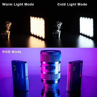 ✕Ulanzi VIJIM VL120 RGB Video Light LED Camera Light Full Color 3100mAh Dimmable 2500K-9000K Bi-Colo