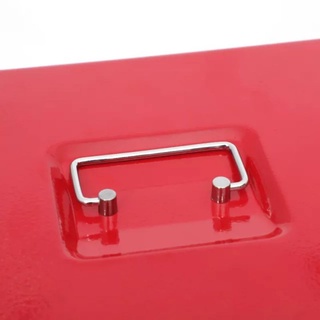 CQW Metal Cash box Drawer Cashier Safety box Lock Big Size Secure you Money with key (6)