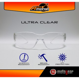 Motogear Safety Goggles PPE Face Eye Shield Protection Protective Glass UV Polycarbonate Virus (1)