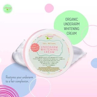 REFORMULATED The Happy Organics Underarm Whitening Cream