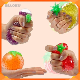 【GM】Fruit Jelly Water Squishy Cool Stuff Funny Things Pop It Fidget Stress Reliever Toys For Adult Kids