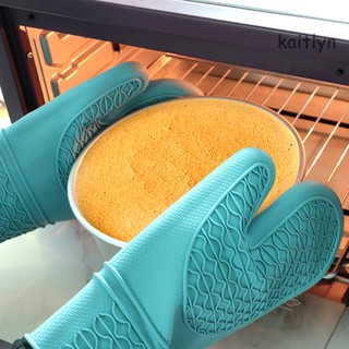 KAIT_1Pc Non Slip Heat Insulated Glove Mitten Pot Pad Mat Microwave Oven Baking Tool
