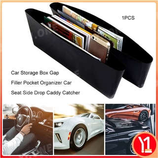 Car Storage Box Gap Filler Pocket Organizer Car Seat Side Drop Caddy Catcher