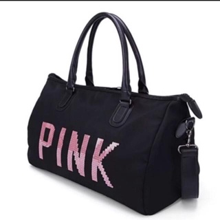 Duffel & Weekender Bags✤▫❐Hight Qulity Pink Traveling Bag Nylon Hand Carry Bag；Bagshop pink fashion