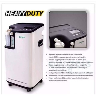 Heavy Duty "Owgels* 5L Oxygen Concentrator (ALL SET)