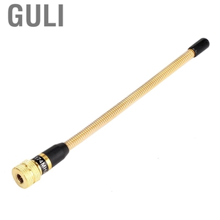 Guli Golden SMA Male Flexible Spring Antenna VHF for Yaesu VX-3R VX-800 FT-250R VX-8R VX-150 FT-60R VX-160 VX-180 Models