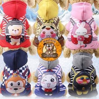 Synthetic Backpack Jumpsuit Pet Dog Cat Clothes Costume