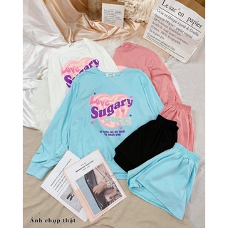 Set of long sleeves sweet candy color
