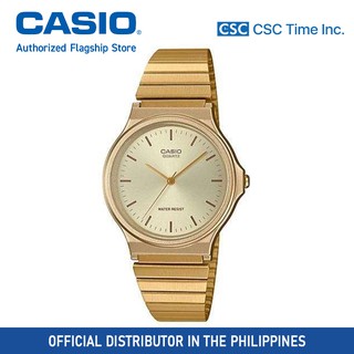 Casio (MQ-24G) Gold Stainless Steel Strap Quartz Watch