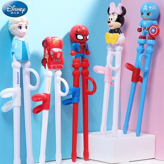 Disney Children Training Chopsticks Kids Chopsticks Baby Beginner Frozen mickey minnie spoon