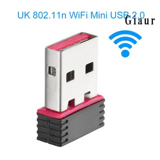 Giaur 150M Portable Mini WiFi USB 2.0 Wireless Network Card LAN Adapter for PC Laptop