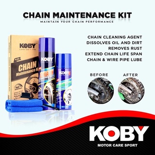 KOBY Motorcycle Chain Maintenance Kit