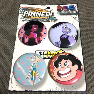 Steven Universe Pin Set ( Garnet Amethyst & Pearl & Steven )