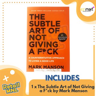 Retailmnl The Subtle Art Of Not Giving A F*ck by Mark Manson Authentic Book