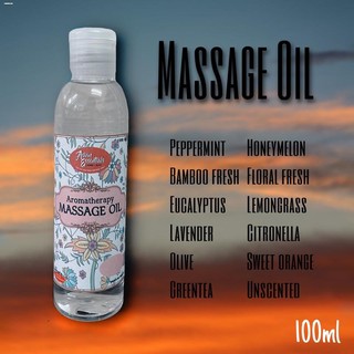 Bath & Body Care○Massage Oil 100ml SCENTED AND UNSCENTED