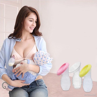 ♤♛Mom Breast Feeding One-handed Manual Breast Pump Baby Milk Feeding Saver Bottle Silicone Artifact