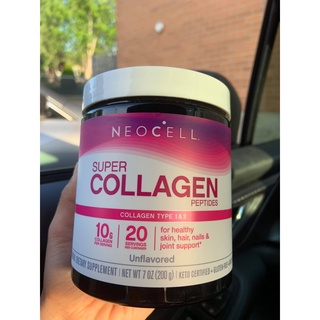 NEOCELL Super Collagen Peptides Powder 7oz / 200g UNFLAVORED