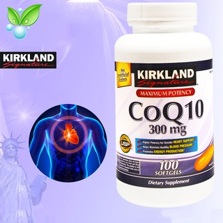 American Original Kirkland High-concentration Coenzyme Q10 Soft Capsule 300mg*100 Capsules Protect
