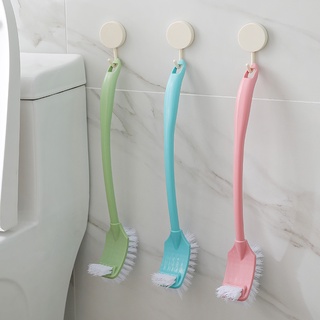 Double-Sided Toilet Brush Long Handle Toilet Brush Clean The Corner Multi-purpose For Bathroom Clean