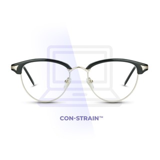 MetroSunnies Duchess Specs (Black) / Con-Strain Blue Light / Anti-Radiation Computer Eyeglasses