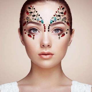 Waterproof Face Gems Adhesive Glitter Jewel Tattoo Sticker Temporary Decor