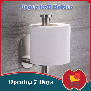 Nailfree Wall Mount Kitchen Bathroom Toilet Roll Paper Holder Tissue Holder Hanging Towel Rack Stand