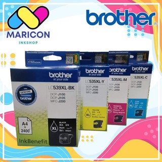 ▪Genuine brother Ink LC539XL black and LC535XL CMY (DCP-J100, J105 and MFC-J200)