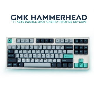 GMK Hammerhead Keycap 173 Keys DOUBLE SHOT Cherry Profile For GMMK pro GK68 Mechanical Gaming Keyboard (1)