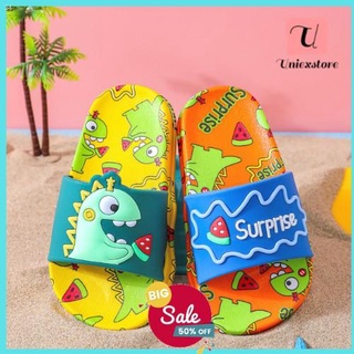 [wholesale]✑Sippers For Kids Watermelon Dinosaur Design Flip Flops High Fashion Outdoor Slides