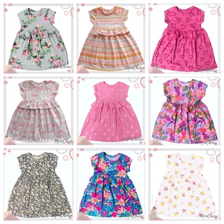 Cute Printed Ruffled Dress for Baby Girl Kids 3-5y/o