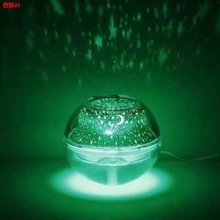 ♣Crystal projector humidifier changing color