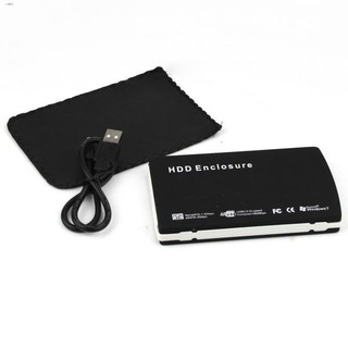 Hard Drives✁☍◐2.5 SATA Hard Drive HDD External Case Enclosure USB 2.0