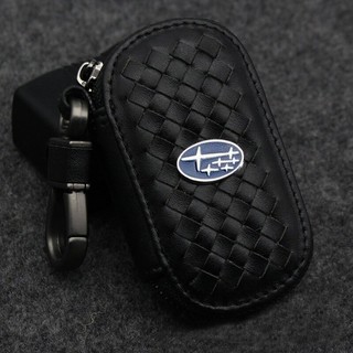 Subaru Genuine Leather Car Key Case Cover Bag