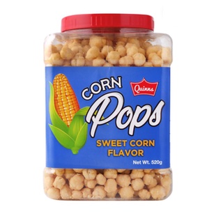 Quinns Corn Pops Sweet Corn Flavor 520g