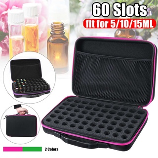 10ml/15ml 60 Bottles Essential Oil Case Essential Oil Collecting Bags Travel Portable Carrying Cases