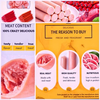 SAUSAGE dog treat cat treat real meat yummy healthy snack for pet beef & chicken Dog Treat GPTIN