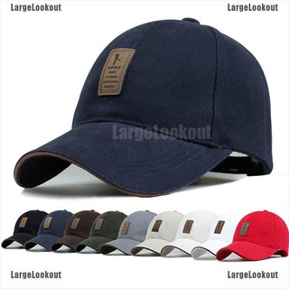 LargeLookout Golf Logo Cotton Baseball Cap Sports Golf Snapback Outdoor Simple Solid Hats For Men (1)