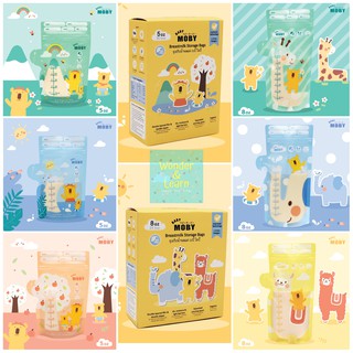 Baby Moby Breastmilk Storage Bags 5oz or 150ml and 8oz or 240ml