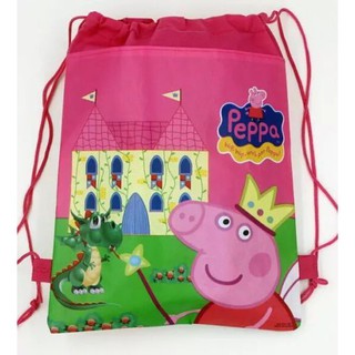 Peppa Pig Candy Gifts Bags Beam Pocket Toys Drawstring Bag For Kids Party Supply (3)