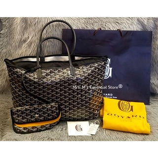 ☆On hand☆ Authentic Goyard St. Louis PM in All Black