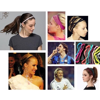 Sports Yoga Stretch Headband Women Elastic Band Hair Rope Hair Accessories multi-color FH (1)