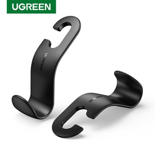 UGREEN 2pcs Car Holder In Car Adjustable Backseat Headrest Hanger Hooks for Cloth Grocery Bag Purse Organizer Storage