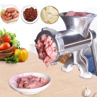 【Meat grinder】Manual Meat Grinders Sausage Noodle Maker Metal Meat Mincer Slicer Pasta Maker Crank G
