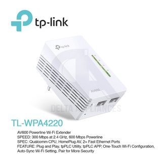 TP-Link TL-WPA4220 AV600 Powerline Wi-Fi Extender