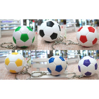 Sports metal Keychain Car Key Ring Football Soccor ball Pendant Keyring Toy