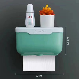 Toilet Paper Holder Tissue Box Bathroom Storage Paper Organizer Bathroom Tissue Holder Rack Self (6)