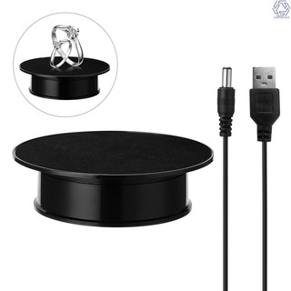 INTU Electric Rotating Turntable Display Stand for Photography Video Shooting Props Jewelry Display Turntable 360 Degree