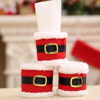 4pcs Napkin Rings Holder Party Banquet Dinner Table Christmas Decoration
